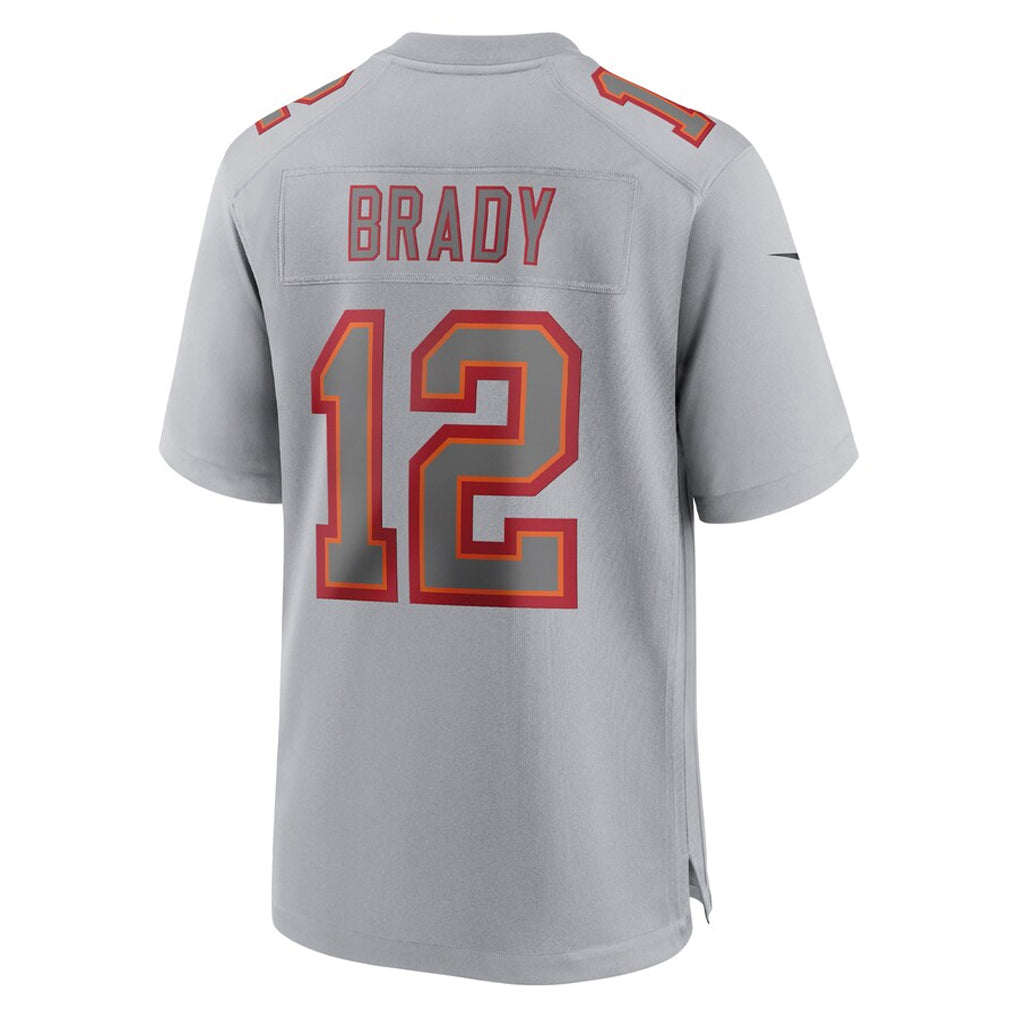 Jamed TB.Buccaneers #12 Tom Brady Player Gray Fashion Game Stitched Jerseys