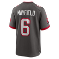 Jamed TB.Buccaneers #6 Baker Mayfield Pewter Alternate Game Player Stitched Jerseys
