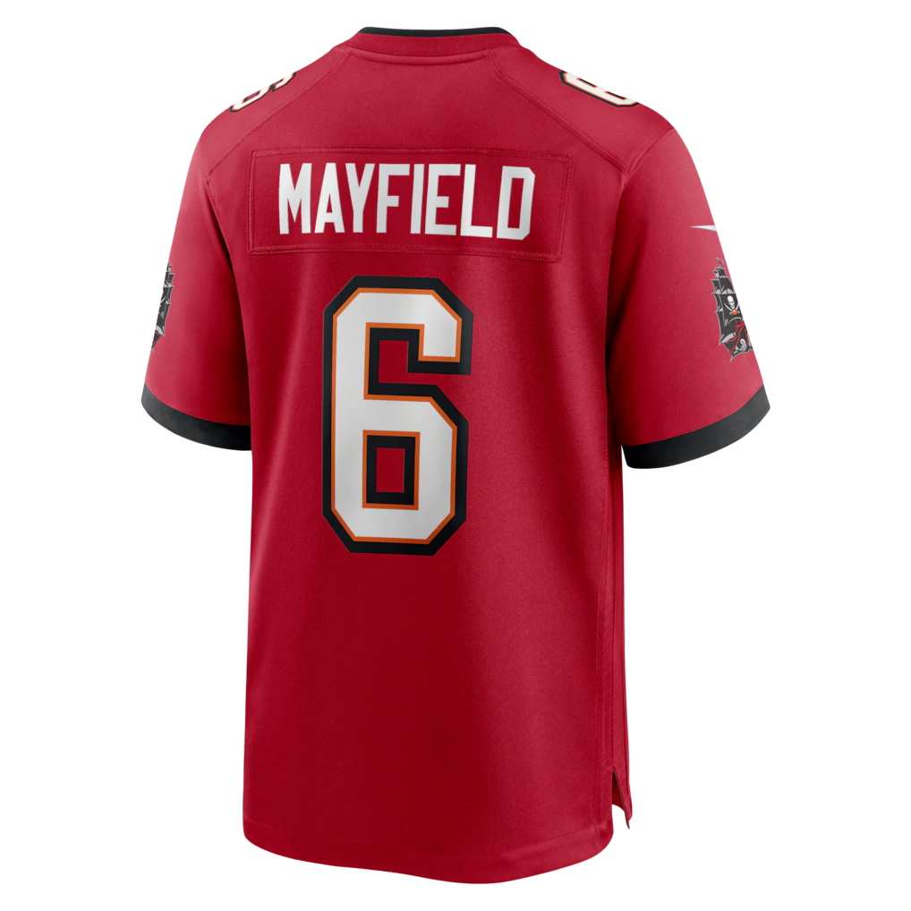 Jamed TB.Buccaneers #6 Baker Mayfield Red Team Game Stitched Jerseys