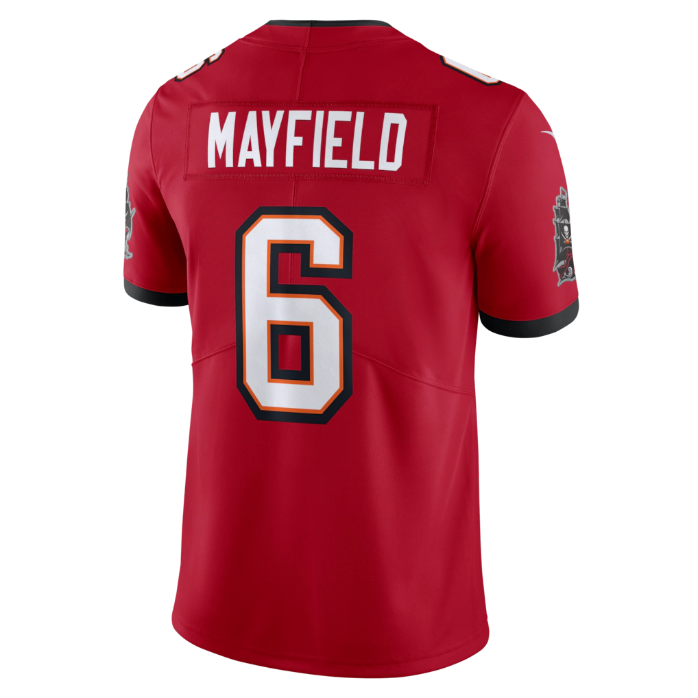 Jamed TB.Buccaneers #6 Baker Mayfield Red Vapor Untouchable Limited Stitched Jerseys