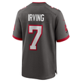 Jamed TB.Buccaneers #7 Bucky Irving Pewter Alternate Game Stitched Jerseys