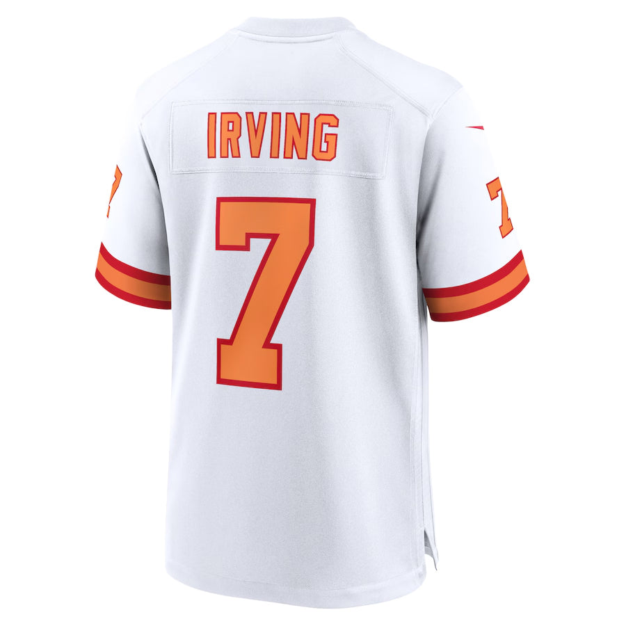 Jamed TB.Buccaneers #7 Bucky Irving Player White Home Game Stitched Jerseys
