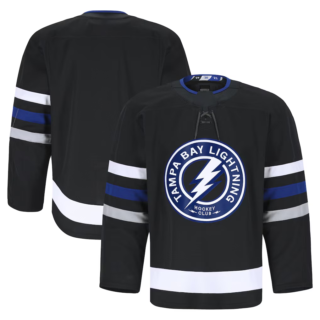 Jamed TB.Lightning Black Alternate Authentic Pro Jerseys