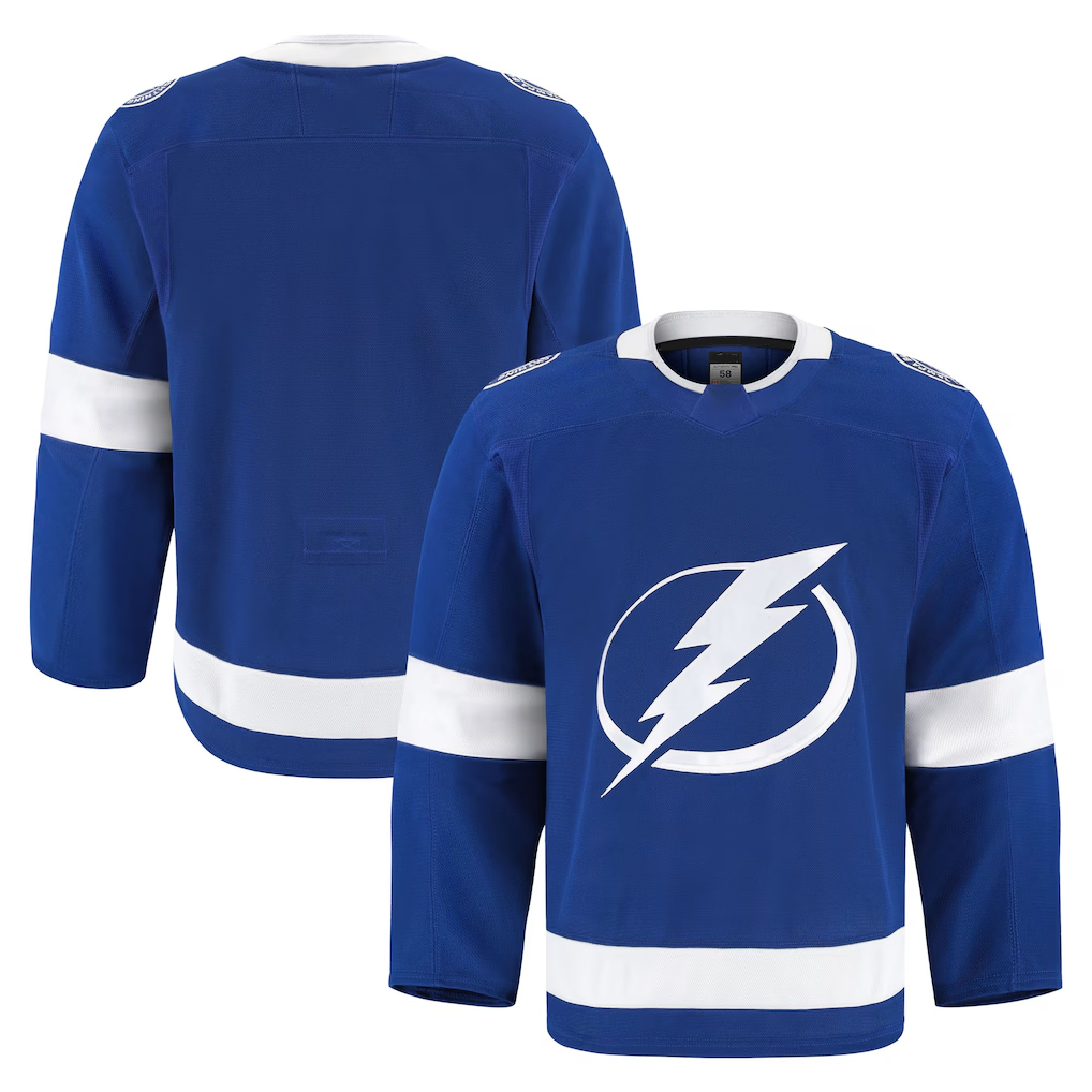 Jamed TB.Lightning Blue Home Authentic Pro Jerseys