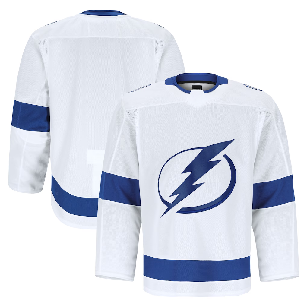 Jamed TB.Lightning White Away Authentic Pro Jerseys