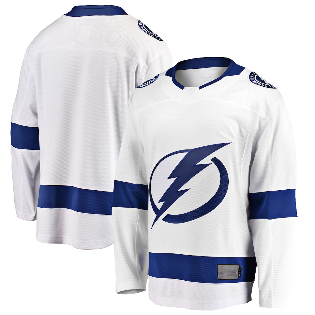Jamed TB.Lightning White Breakaway Away Jerseys