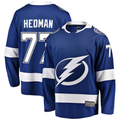 Jamed TB.Lightning #77 Victor Hedman Blue Home Breakaway Jerseys