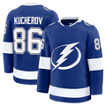 Jamed TB.Lightning #86 Nikita Kucherov Blue Home Premium Jerseys