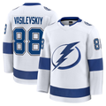 Jamed TB.Lightning #88 Andrei Vasilevskiy White Away Premium Jerseys