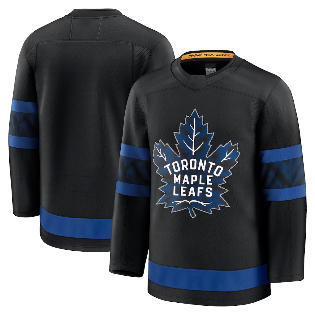 Jamed T.Maple Leafs Black Alternate Premium