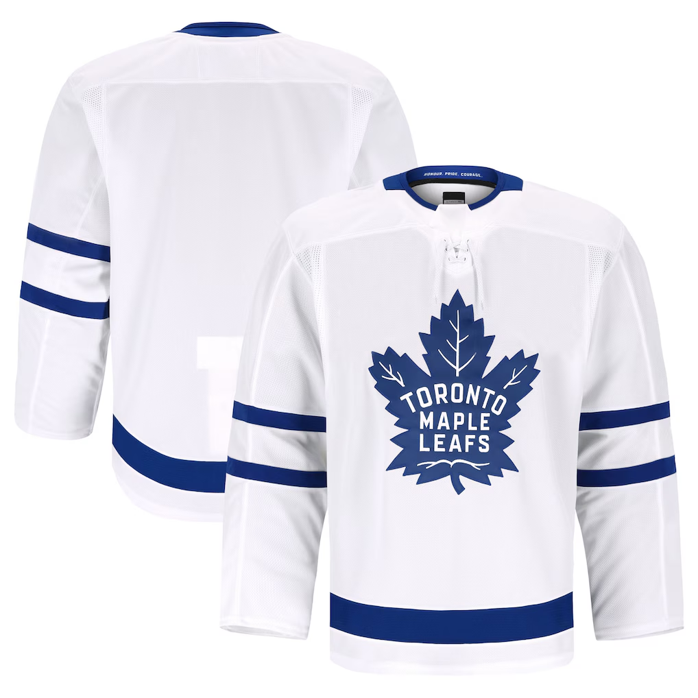 Jamed T.Maple Leafs White Away Authentic Pro Jerseys