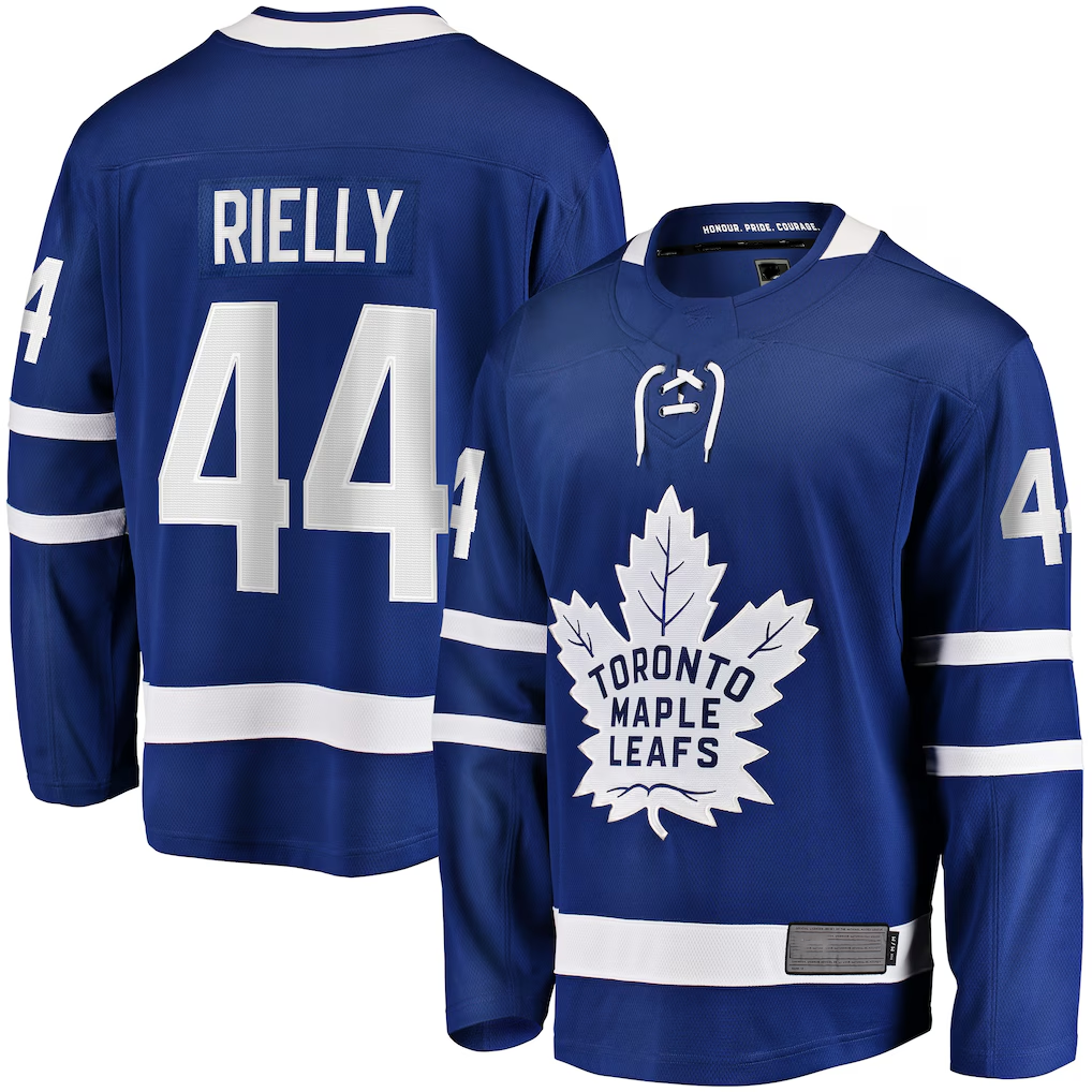 Jamed T.Maple Leafs #44 Morgan Rielly Blue Home Breakaway Player Jerseys
