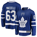 Jamed T.Maple Leafs #63 Matias Maccelli Blue Home Breakaway Jerseys