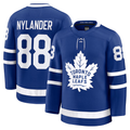 Jamed T.Maple Leafs #88 William Nylander Blue Home Premium Jerseys
