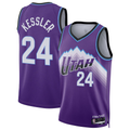 Jamed U.Jazz #24 Walker Kessler Purple Swingman Jerseys- Icon Edition