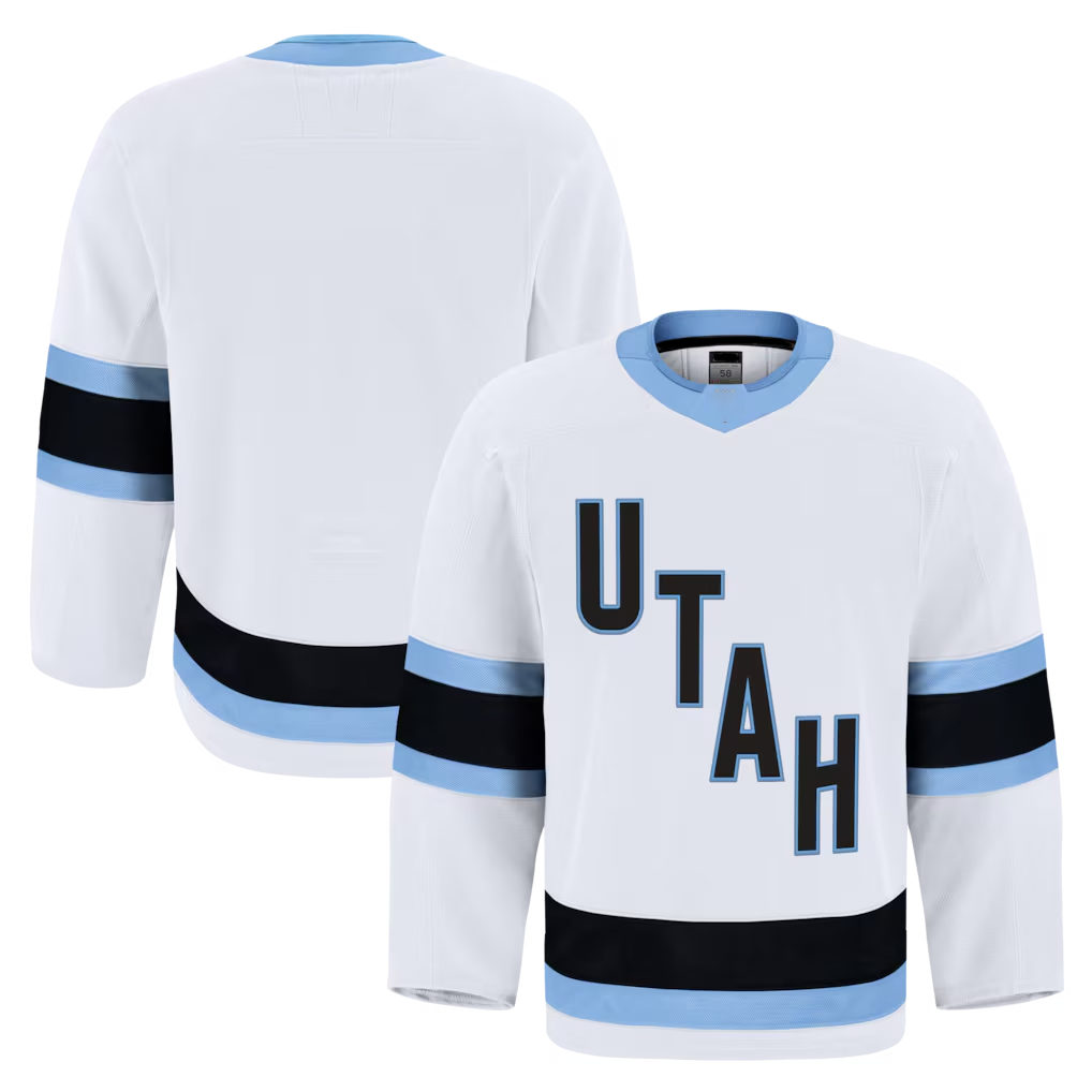 Jamed U.Mammoth White Away Authentic Pro Jerseys