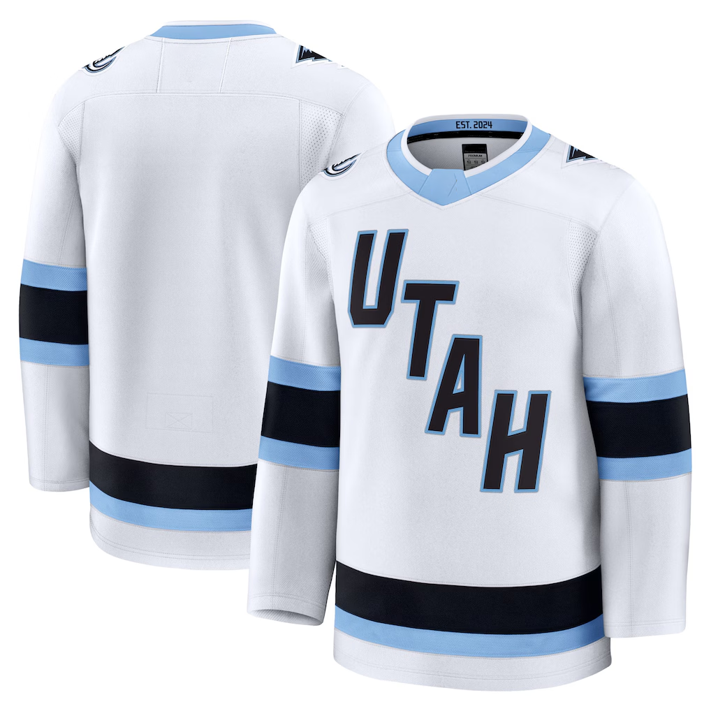 Jamed U.Mammoth White Away Premium Jerseys