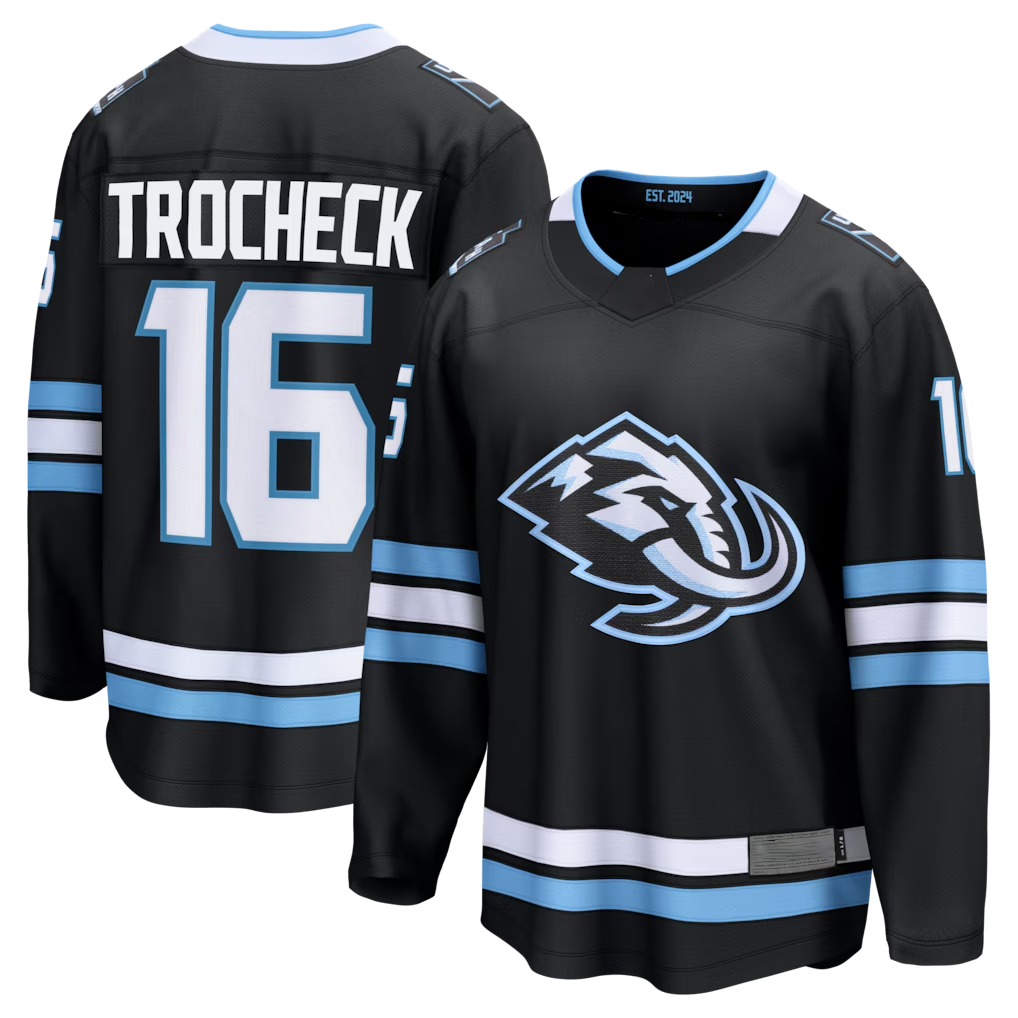 Jamed U.Mammoth #16 Vincent Trocheck Black Home Breakaway Jerseys