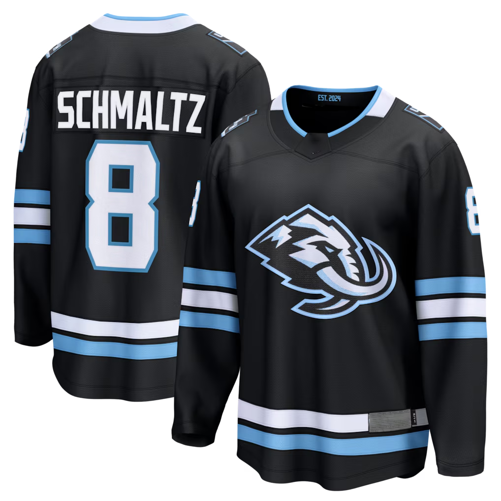 Jamed U.Mammoth #8 Nick Schmaltz Black Home Breakaway Player Jerseys