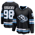 Jamed U.Mammoth #98 Mikhail Sergachev Black Home Breakaway Player Jerseys