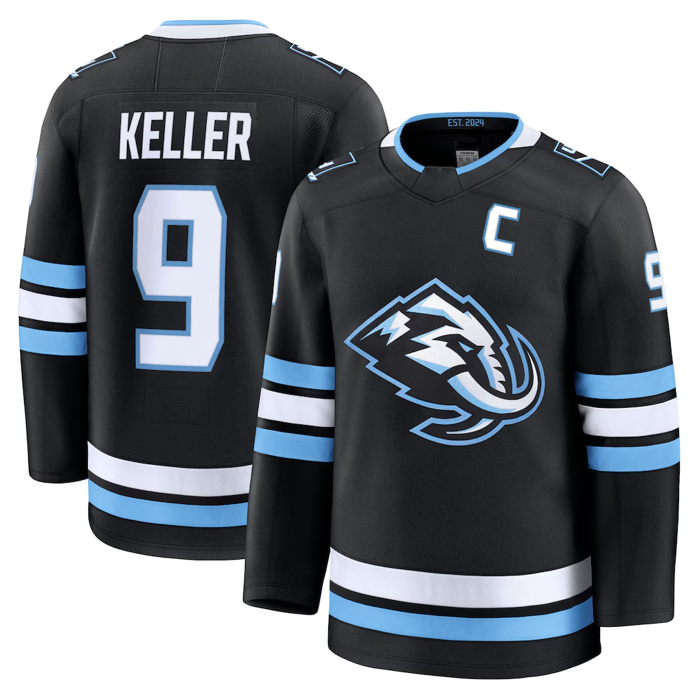 Jamed U.Mammoth #9 Clayton Keller Black Home Premium Player Jerseys