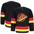 Jamed V.Canucks Black Alternate Authentic Pro Jerseys