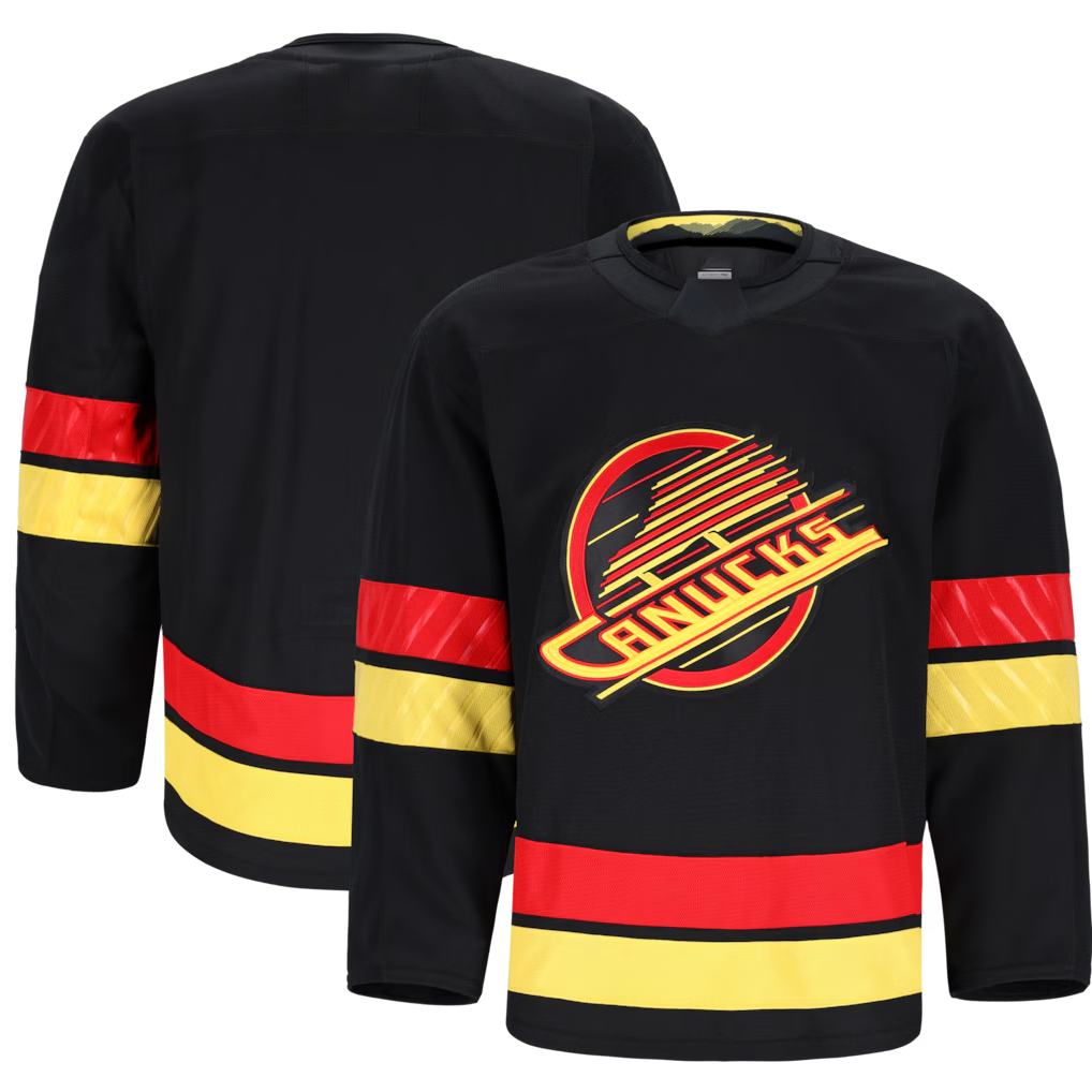 Jamed V.Canucks Black Alternate Authentic Pro Jerseys
