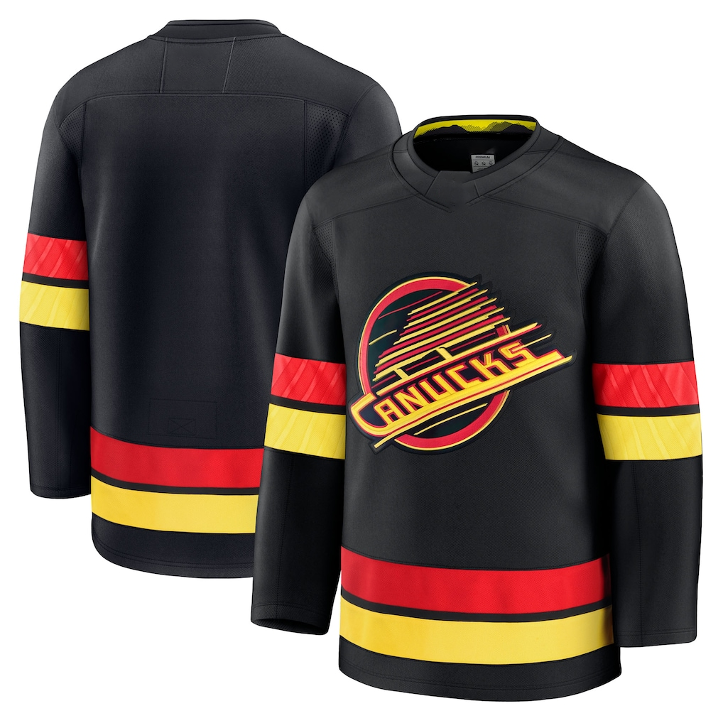 Jamed V.Canucks Black Alternate Premium Jerseys
