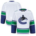 Jamed V.Canucks White Away Authentic Pro Jerseys