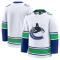 Jamed V.Canucks White Away Premium Jerseys