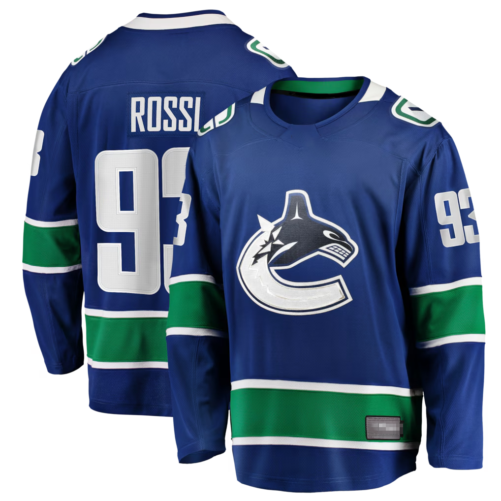 Jamed V.Canucks #93 Marco Rossi Blue Home Premier Breakaway Player Jerseys