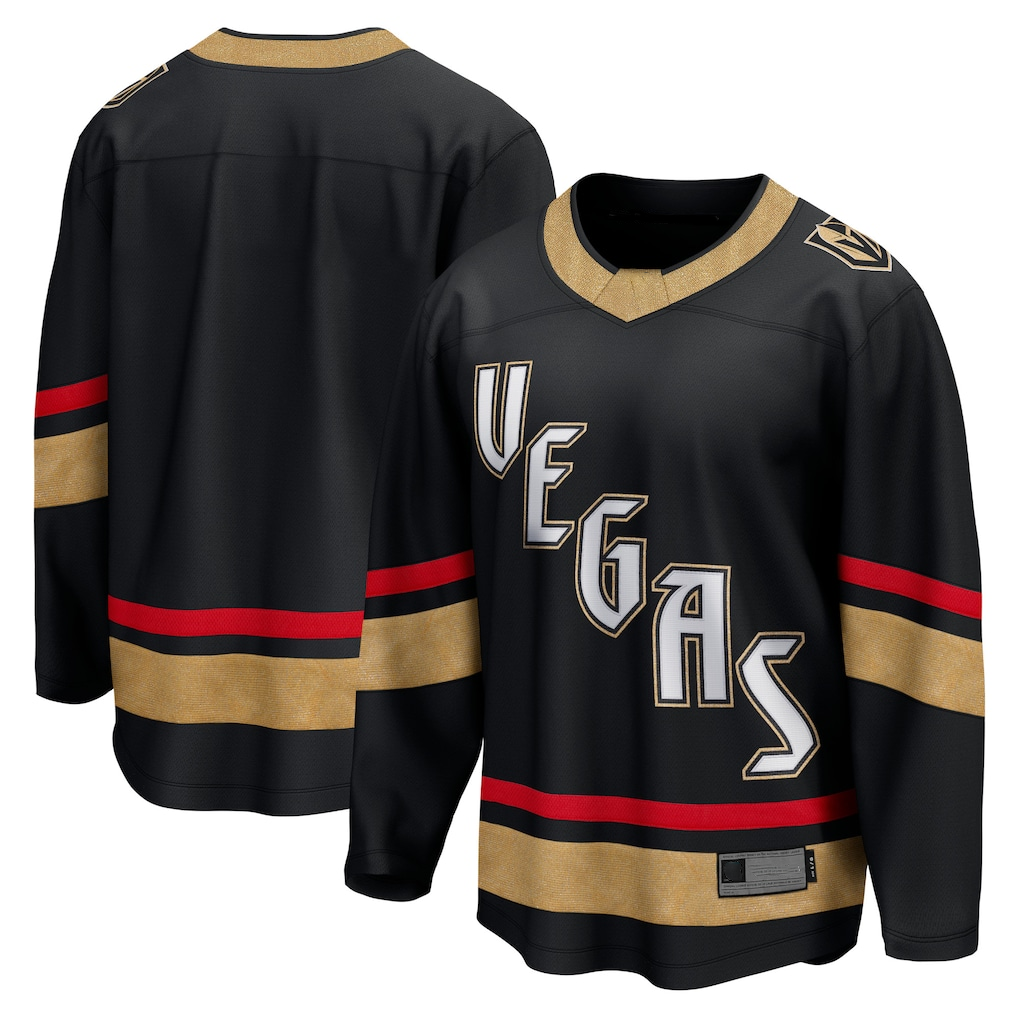 Jamed V.Golden Knights Black Special Edition 2.0 Breakaway Blank Jerseys