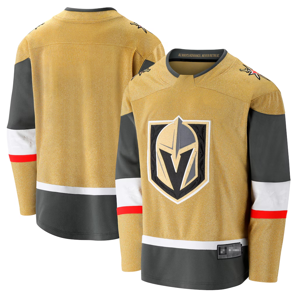 Jamed V.Golden Knights Gold Home Breakaway Stitched Jerseys