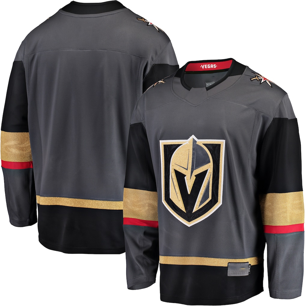 Jamed V.Golden Knights Gray Breakaway Alternate Jerseys