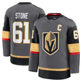 Jamed V.Golden Knights #61 Mark Stone Gray Alternate Premium Jerseys