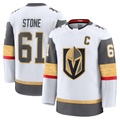 Jamed V.Golden Knights #61 Mark Stone White Away Premium Jerseys