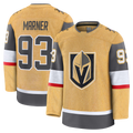 Jamed V.Golden Knights #93 Mitch Marner Gold Home Premium Jerseys