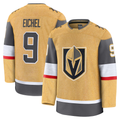 Jamed V.Golden Knights #9 Jack Eichel Gold Home Premium Jerseys