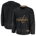 Jamed W.Capitals Black 2024 Military Appreciation Practice Jerseys