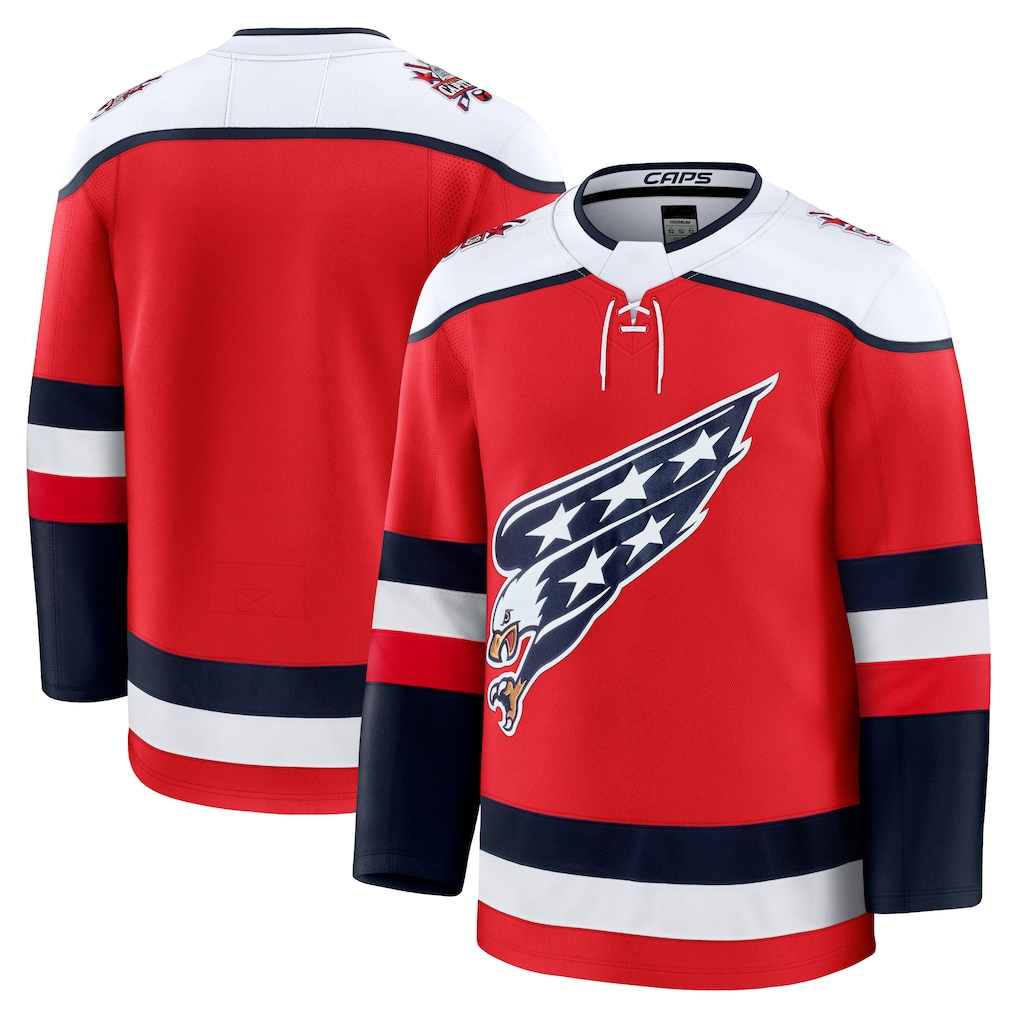 Jamed W.Capitals Red Alternate Premium Jerseys