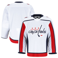 Jamed W.Capitals White Away Authentic Pro Jerseys