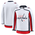 Jamed W.Capitals White Away Premium Jerseys
