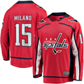 Jamed W.Capitals #15 Sonny Milano Red Home Breakaway Jerseys