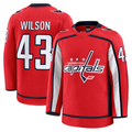 Jamed W.Capitals #43 Tom Wilson Red Home Premium Jerseys