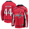 Jamed W.Capitals #44 Cole Hutson Red Home Breakaway Jerseys