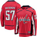 Jamed W.Capitals #57 Trevor van Riemsdyk Red Home Breakaway Jerseys