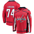 Jamed W.Capitals #74 John Carlson Red Home Breakaway Player Jerseys