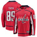 Jamed W.Capitals #89 Alex Tuch Red Home Breakaway Jerseys