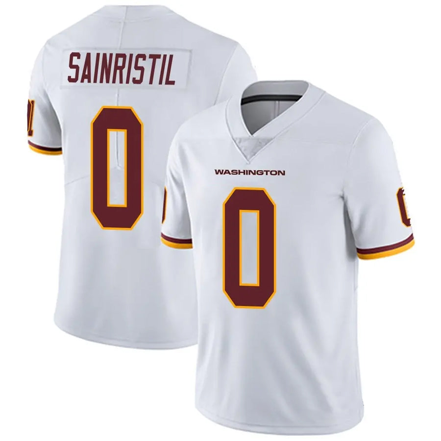 Jamed W.Commanders #0 Mike Sainristil Player White Vapor Untouchable Limited Stitched Jerseys