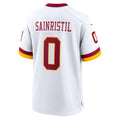 Jamed W.Commanders #0 Mike Sainristil White Game Stitched Jerseys